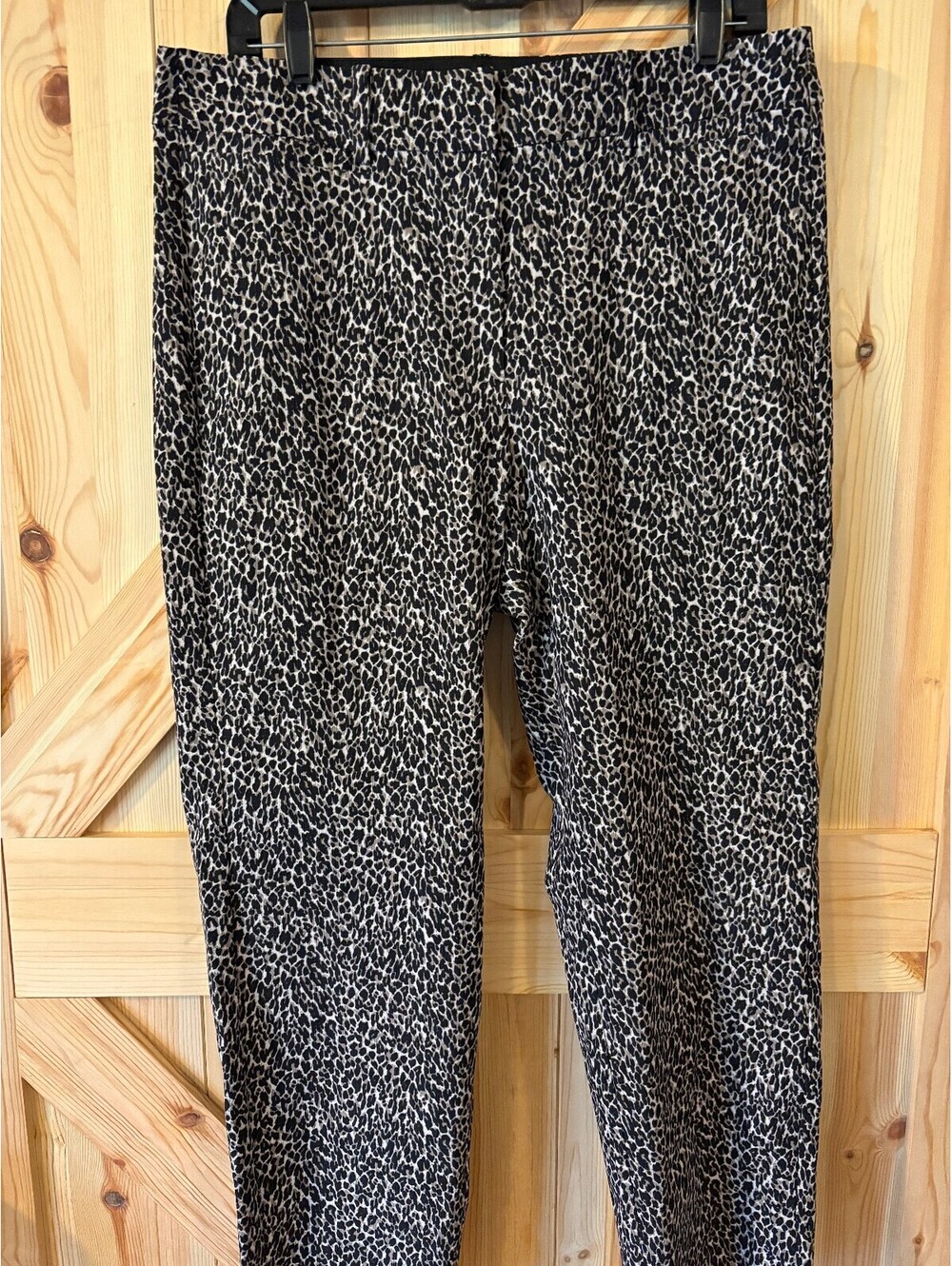 Lane Bryant Women's Slim Ankle Pants Size 16 Mid-Rise Leopard Print NWT